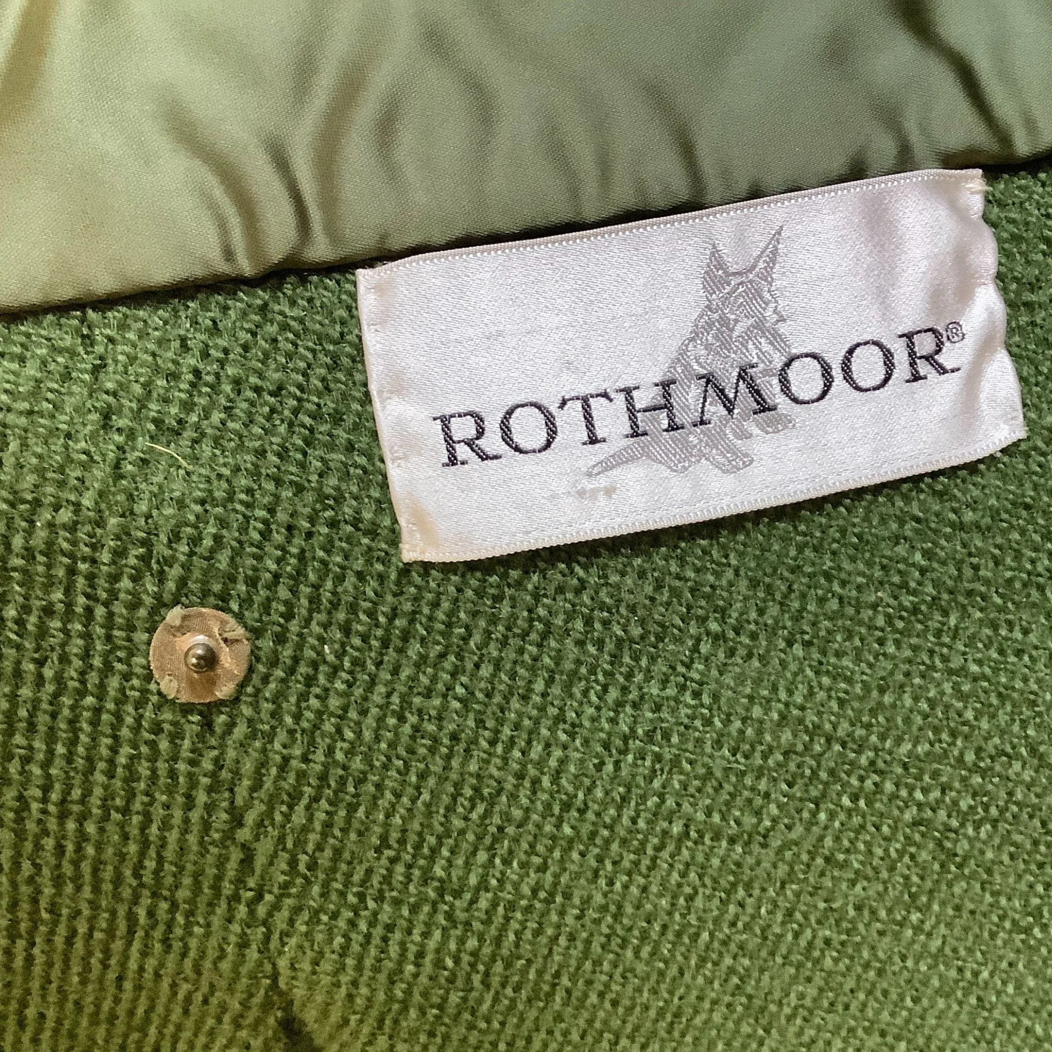 Vintage Green Wool Coat