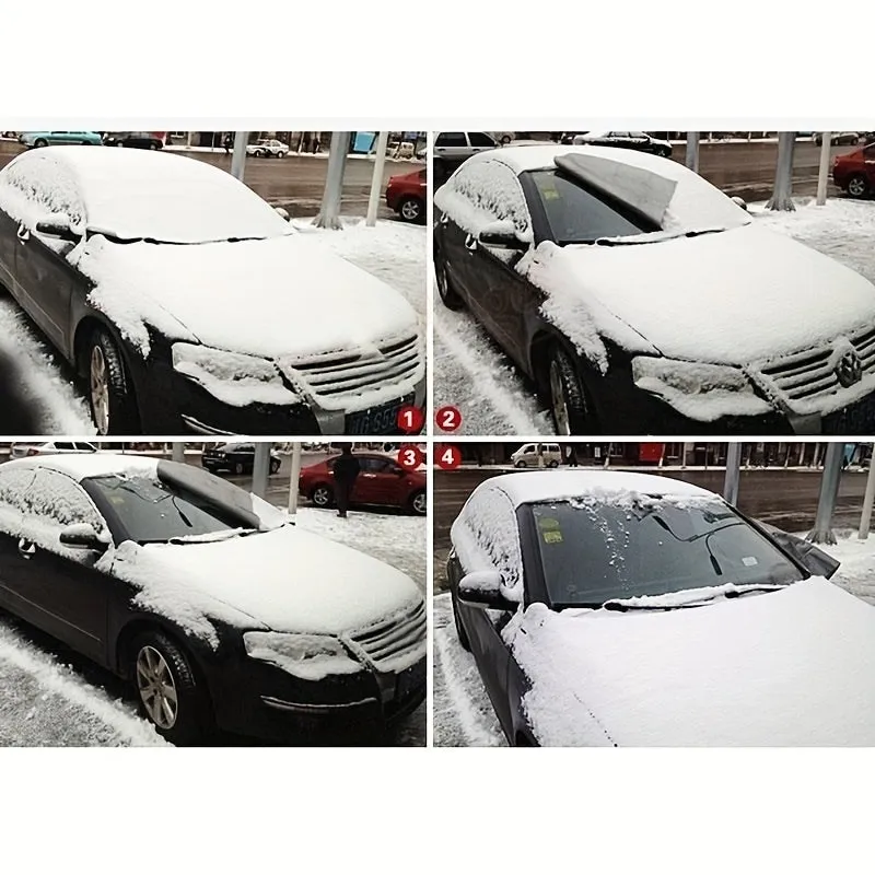 Winter Car Snow Cover Foldable Car Windshield Cover Sunshade Snow Cover