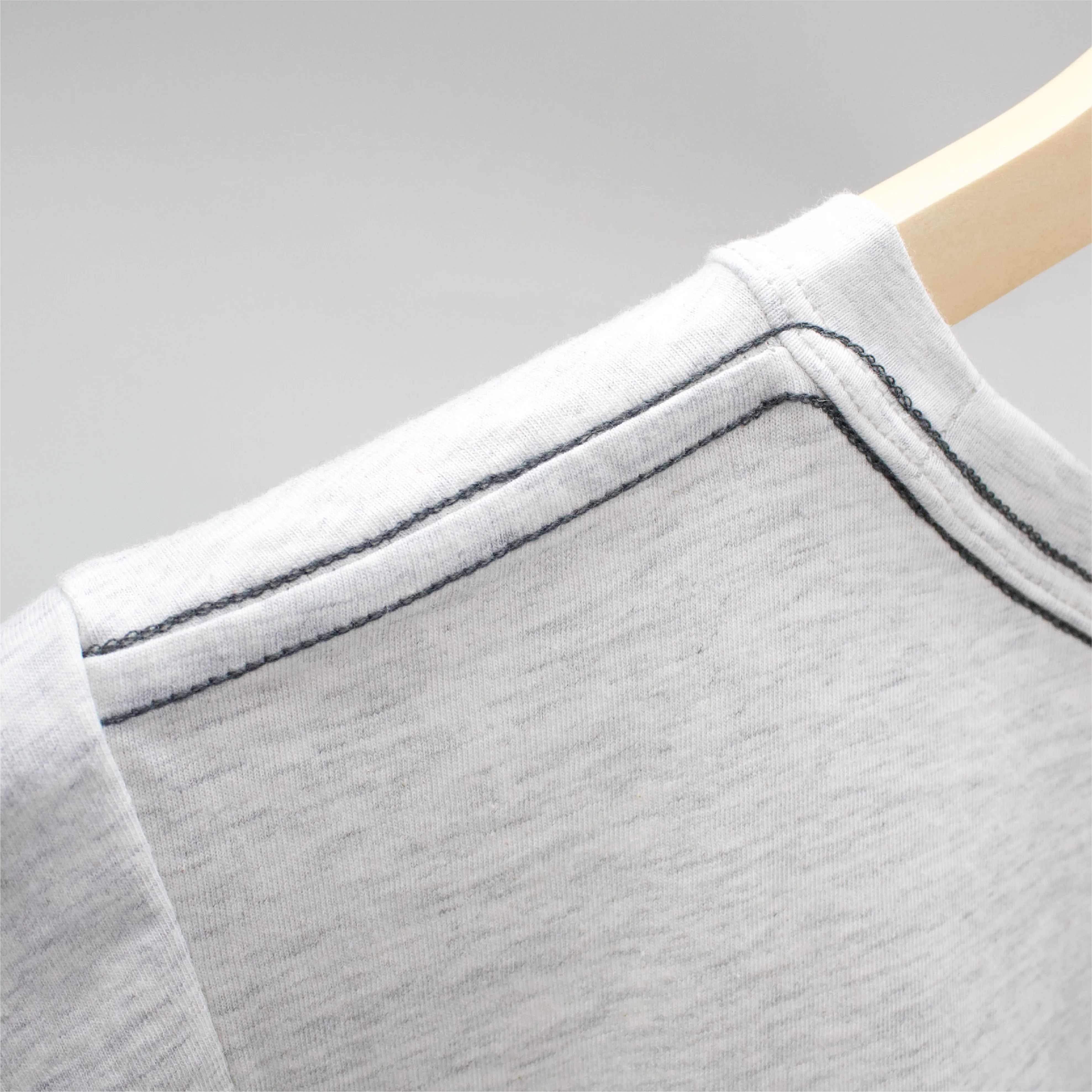 Women's Cropped Tank - Dew Drop - Oatmeal Heather