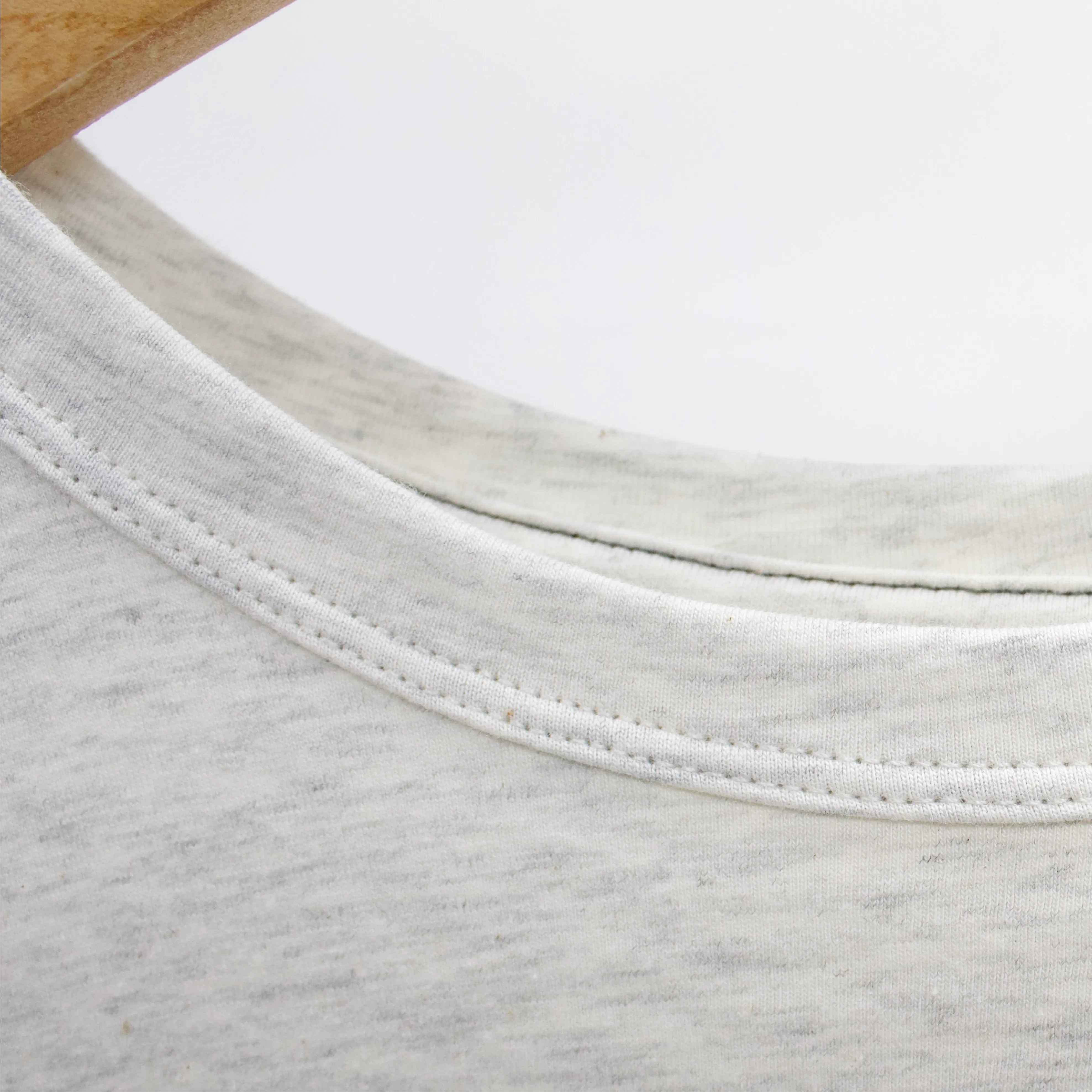 Women's Cropped Tank - Dew Drop - Oatmeal Heather