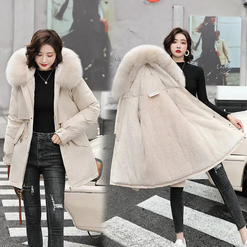 Women's Wool-Lined Hooded Parka