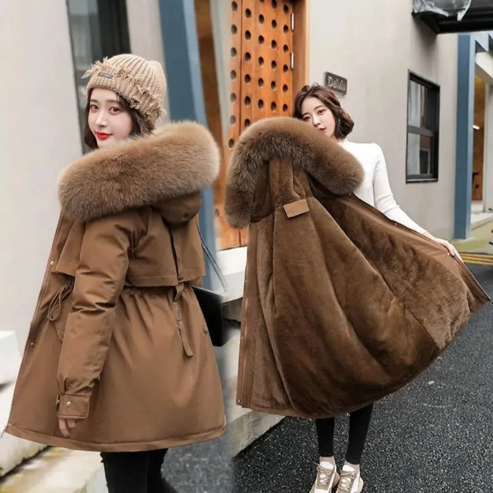 Women's Wool-Lined Hooded Parka