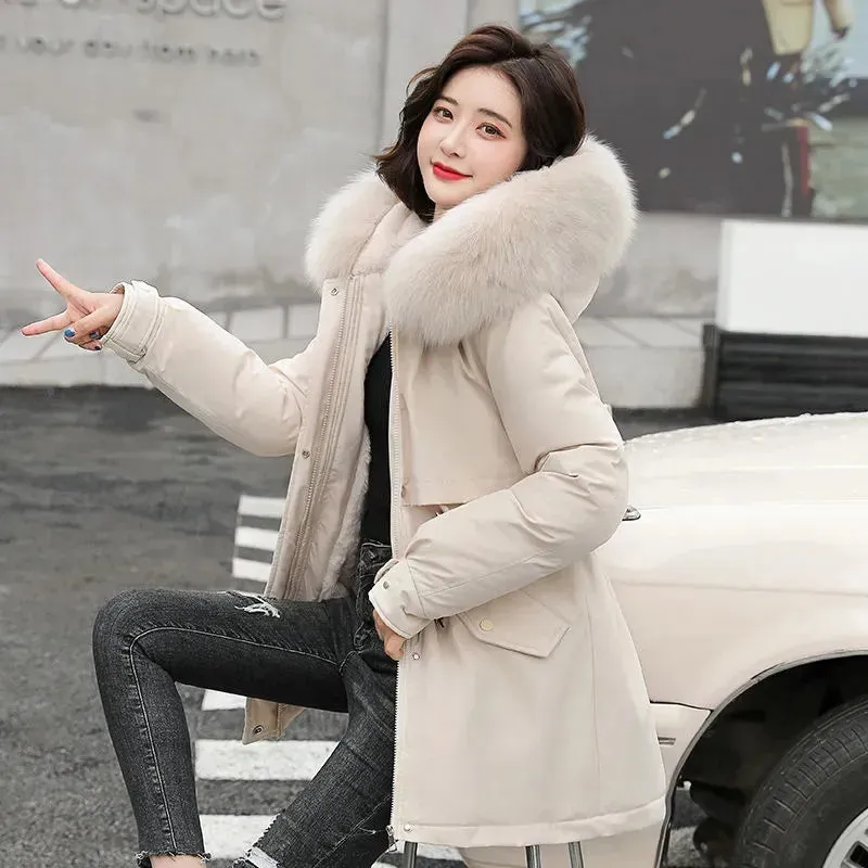 Women's Wool-Lined Hooded Parka