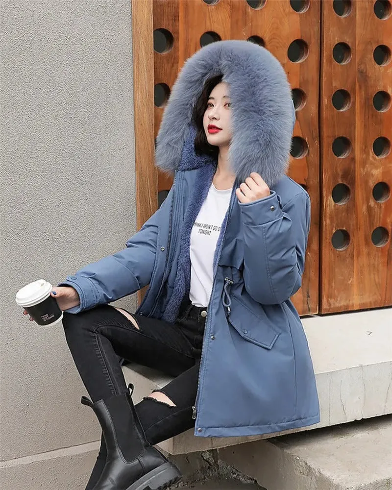 Women's Wool-Lined Hooded Parka