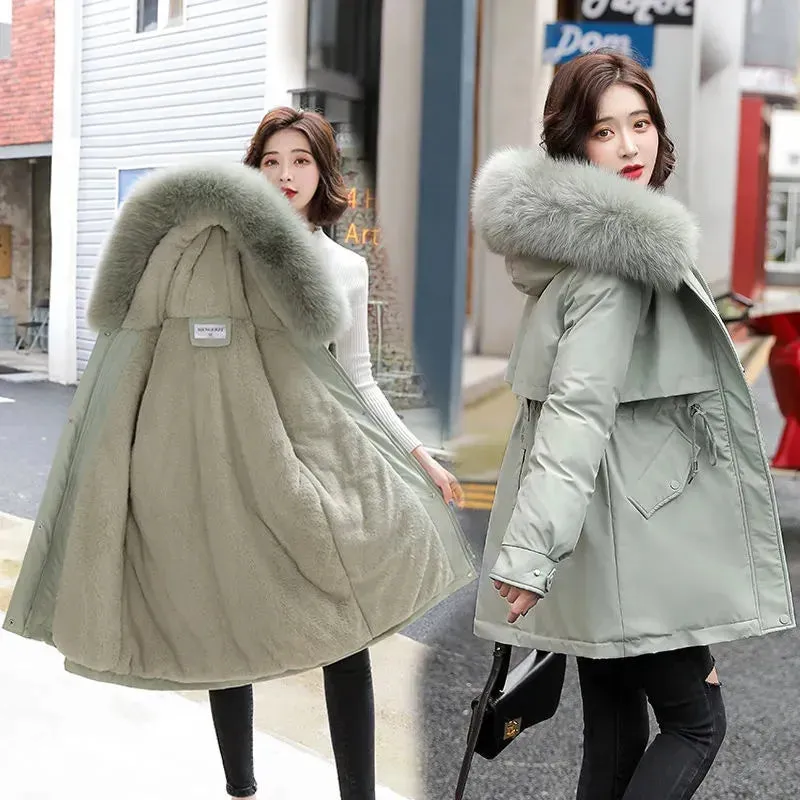 Women's Wool-Lined Hooded Parka