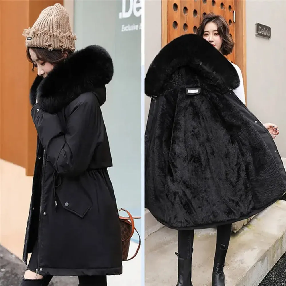 Women's Wool-Lined Hooded Parka