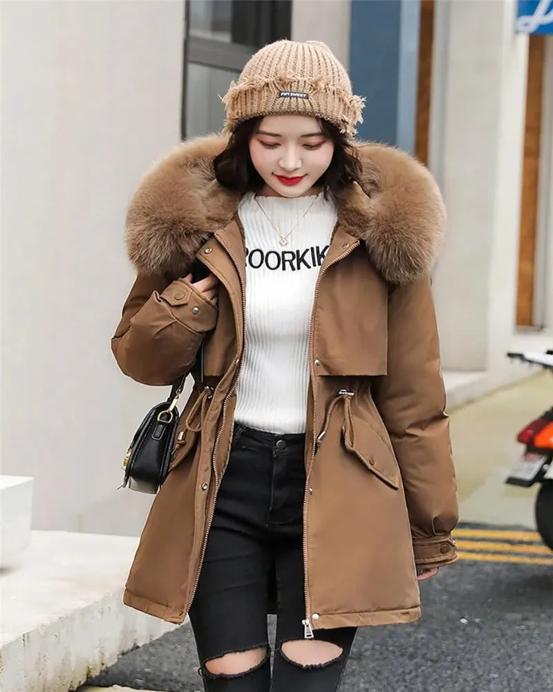 Women's Wool-Lined Hooded Parka