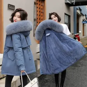Women's Wool-Lined Hooded Parka