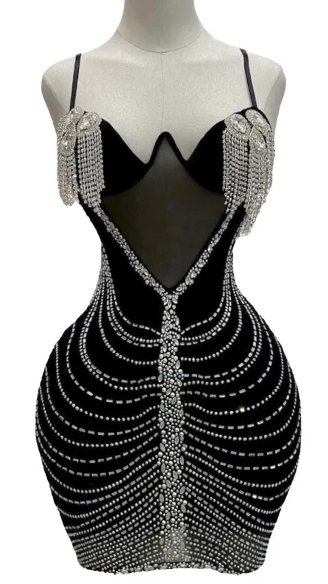 Ysaline Dress - Black